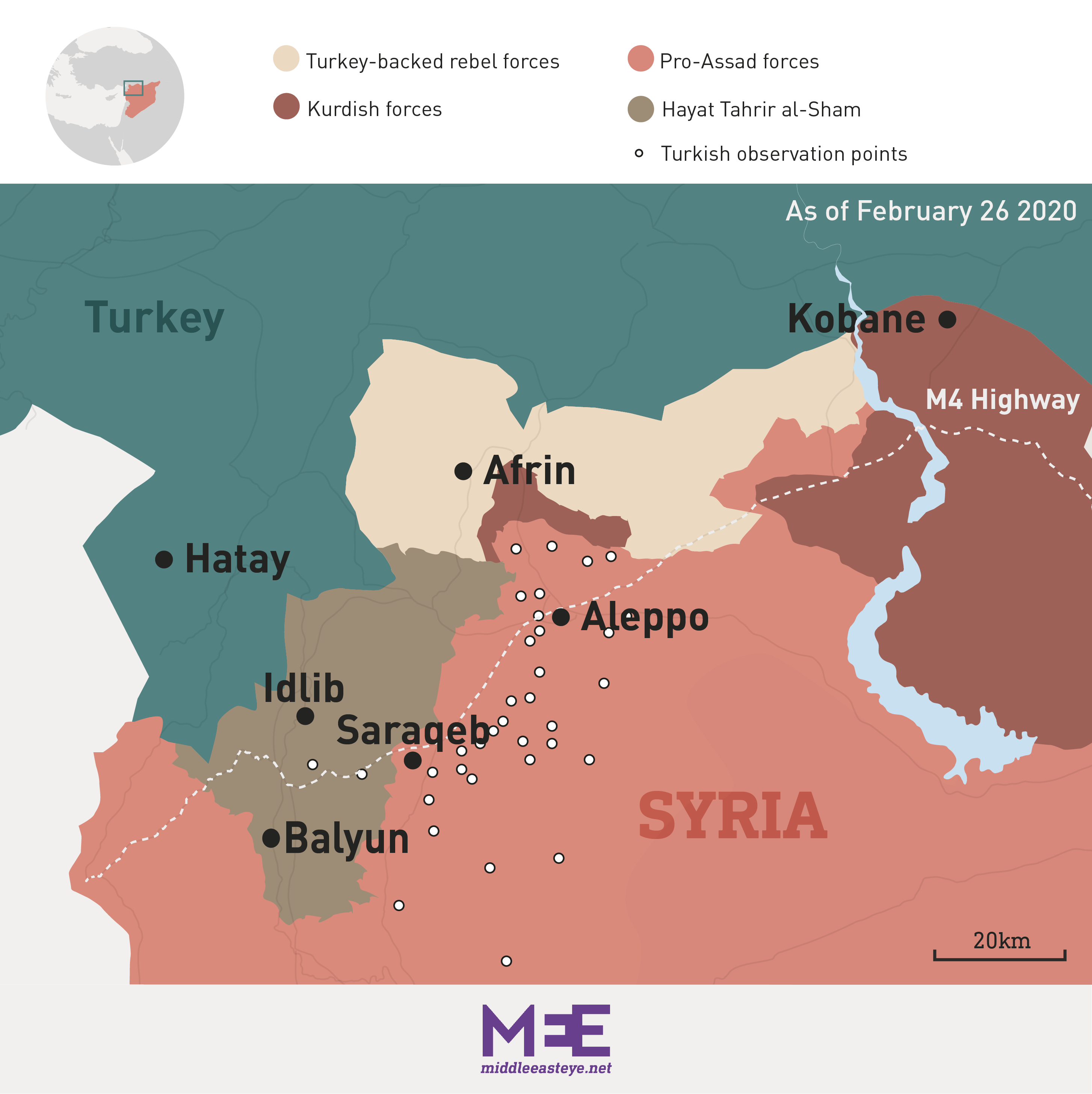 northern syria map