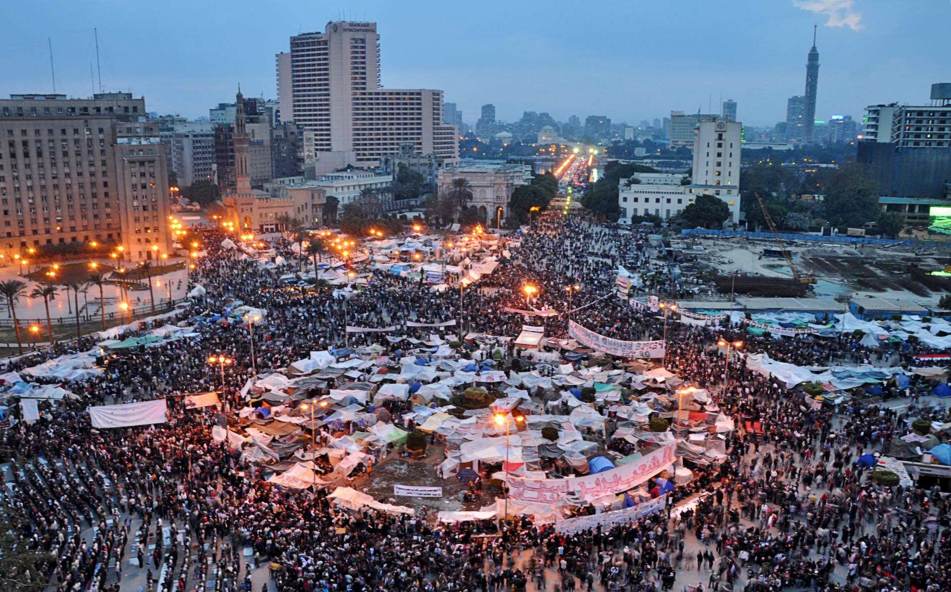 Tahrir Square in Cairo ()