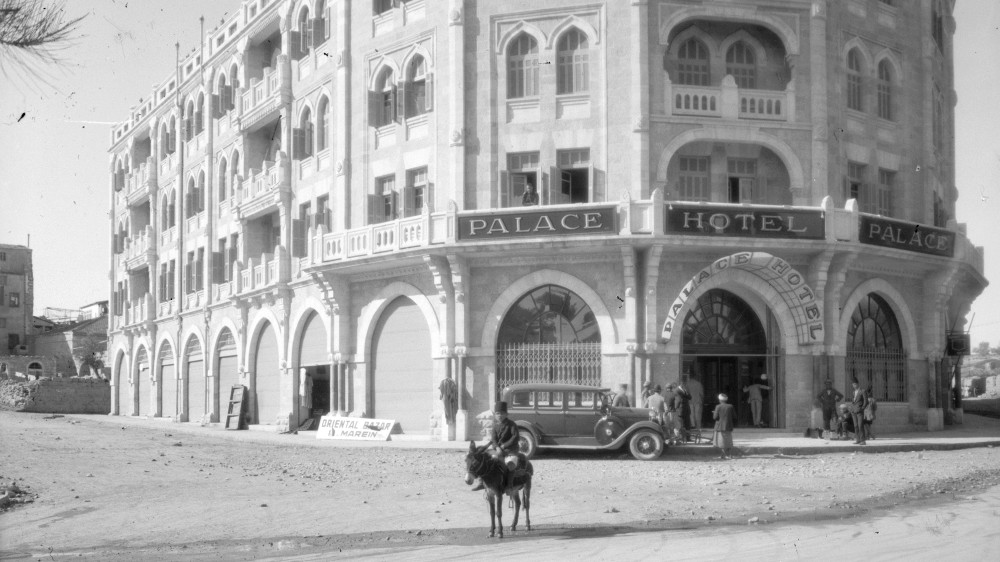 The Palace Hotel in Jerusalem, circa 1930s (American Colony Photo Department/Library of Congress)