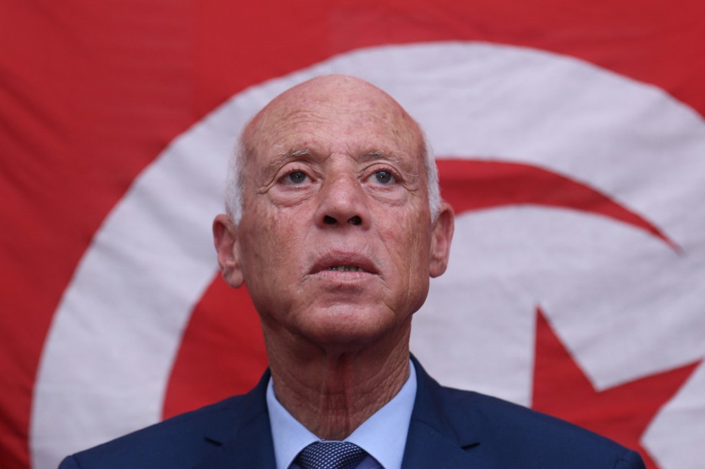 The agreement with the IMF is the most concrete indication of the direction of Tunisia’s economic reform programme under President Kais Saied (AFP)