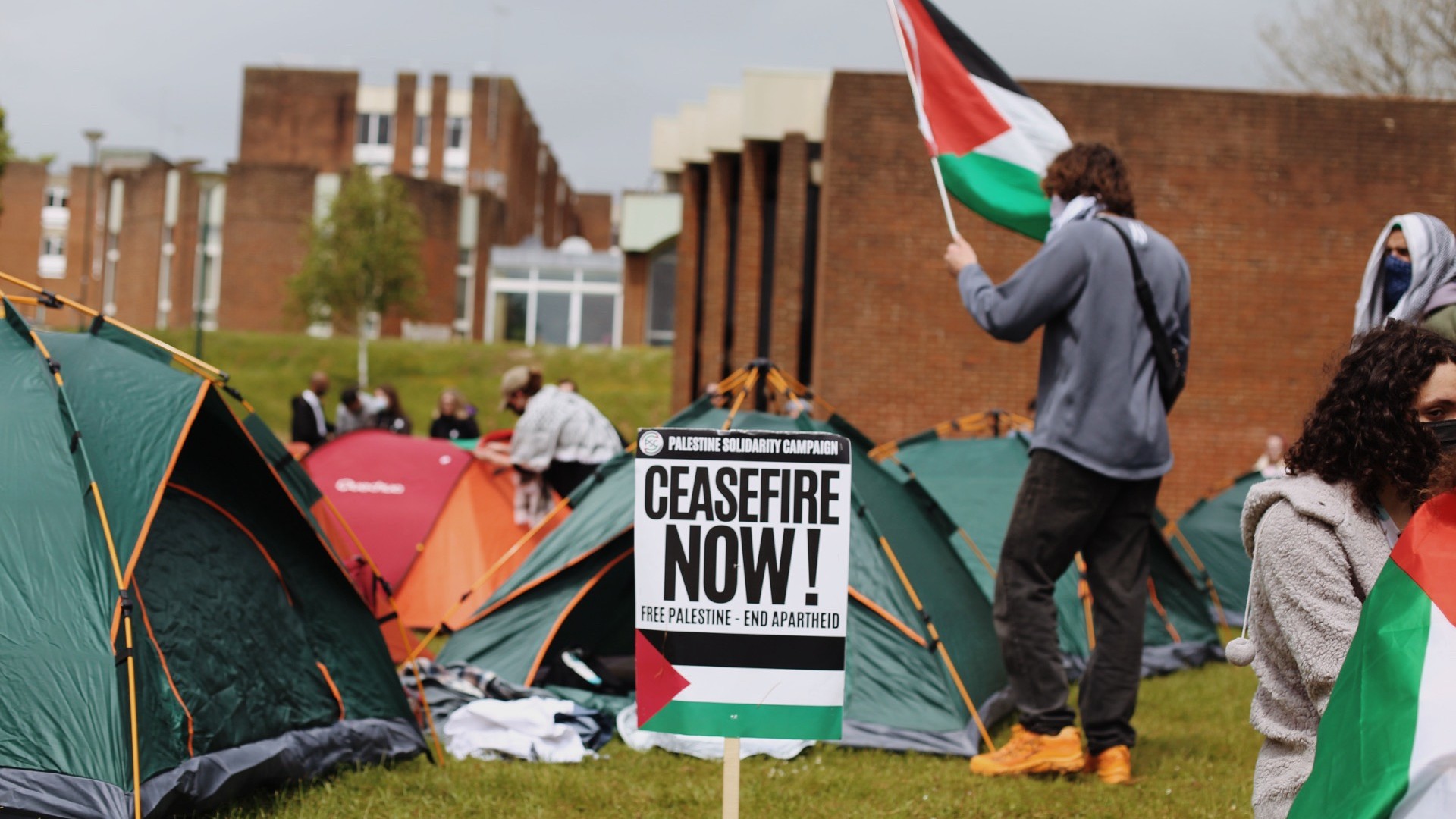 University of Sussex encampment