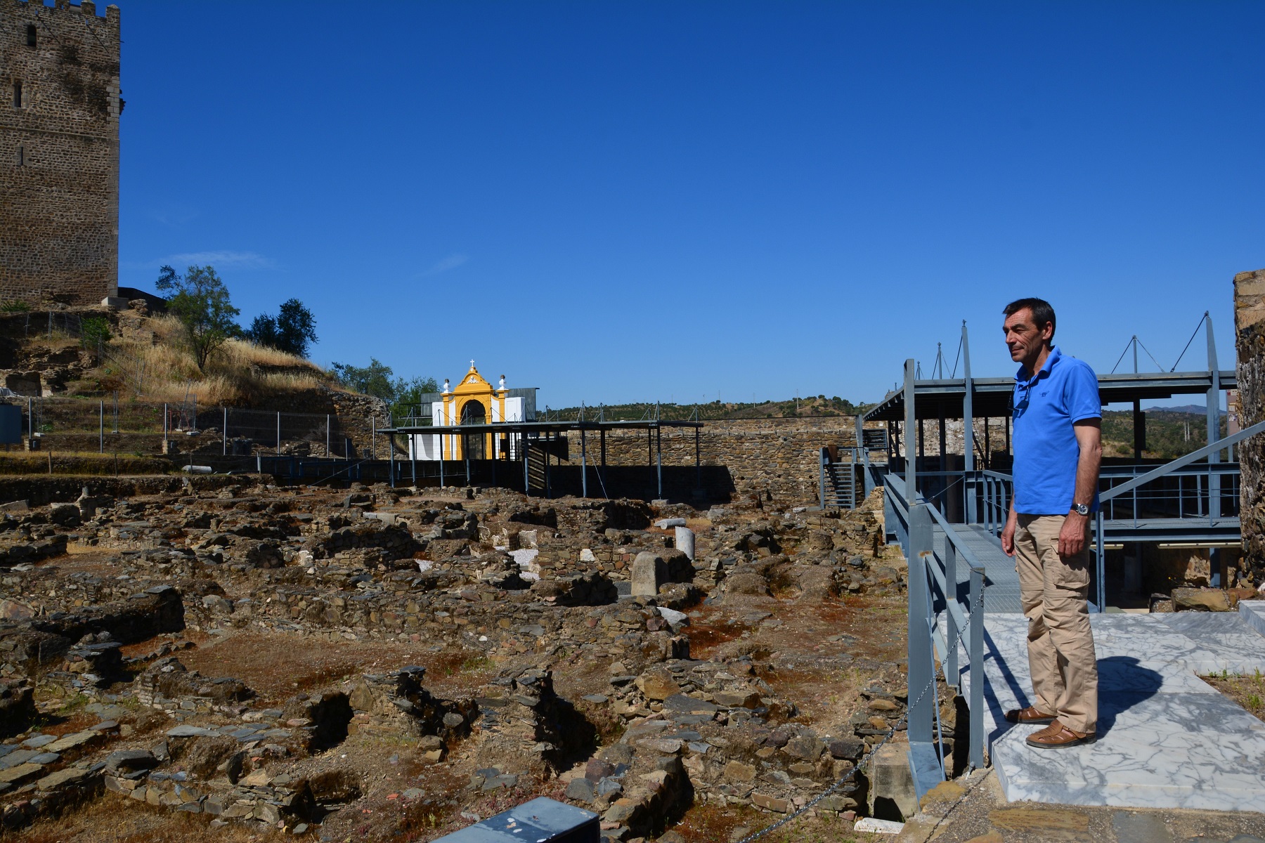 L’archéologue Virgílio Lopes croit en un passé commun (MEE/Marta Vidal)