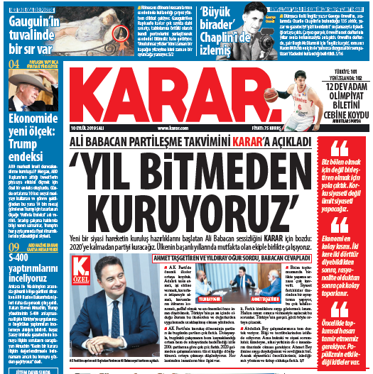 Babacan interview Karar daily
