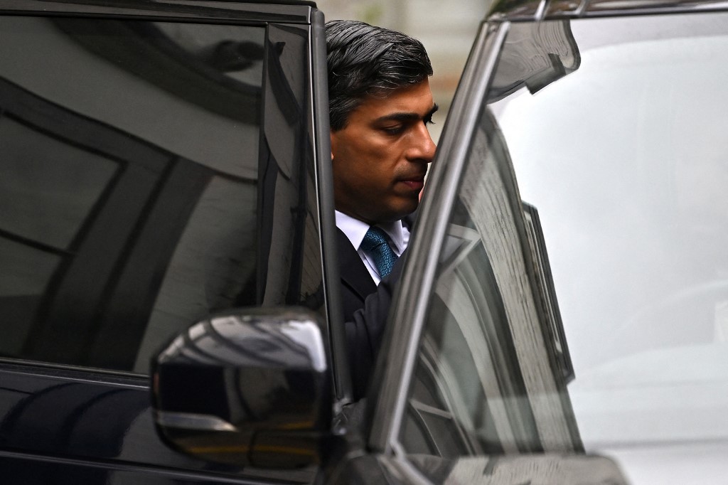 Rishi Sunak, a candidate to become the next British prime minister, is pictured in London on 20 July 2022 (AFP)