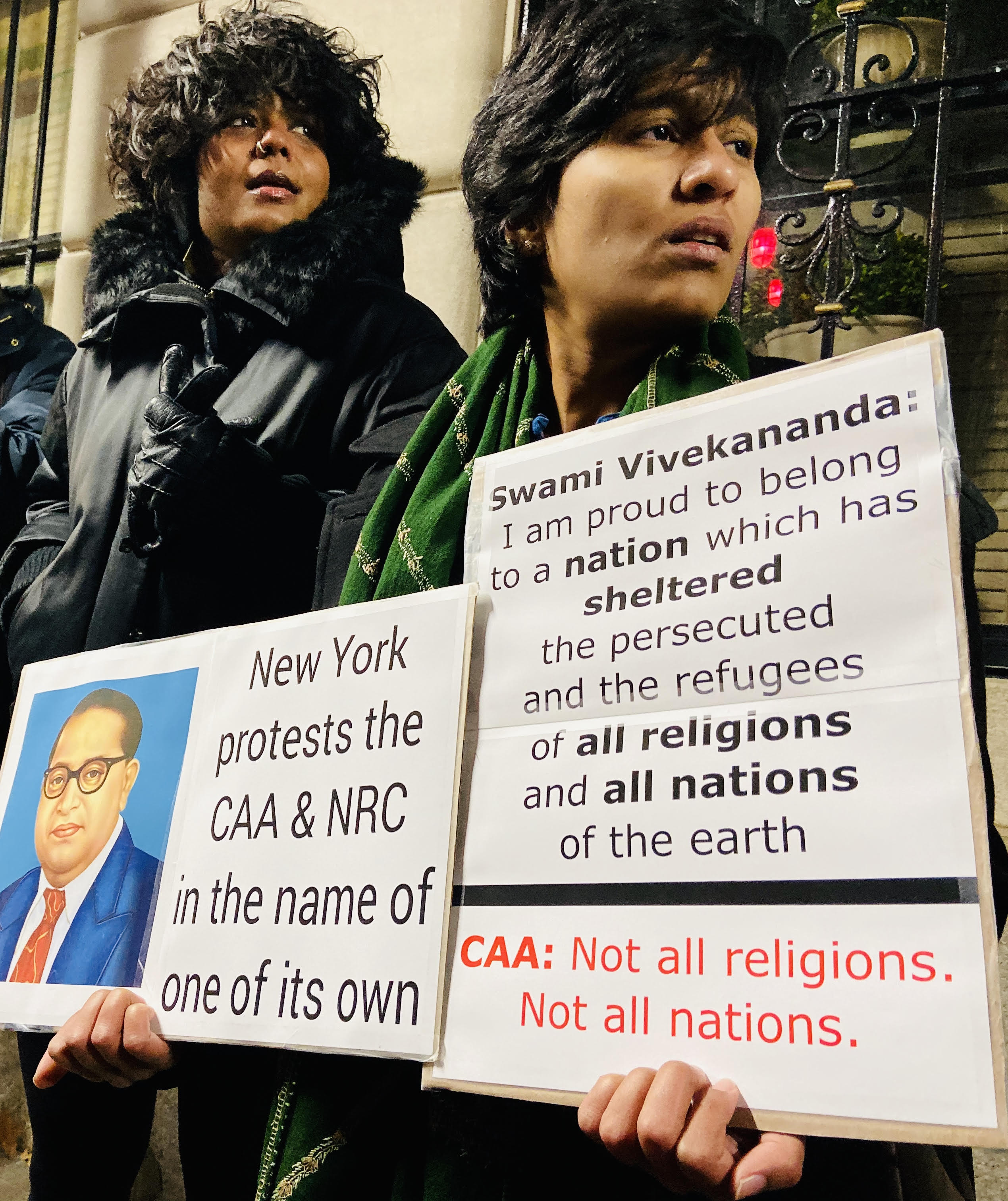 india protest CAA NYC