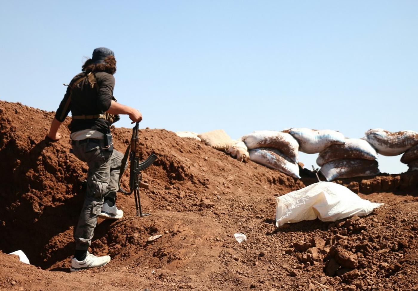 Rebelle syrien dans la province de Deraa en juillet 2018 (AFP)