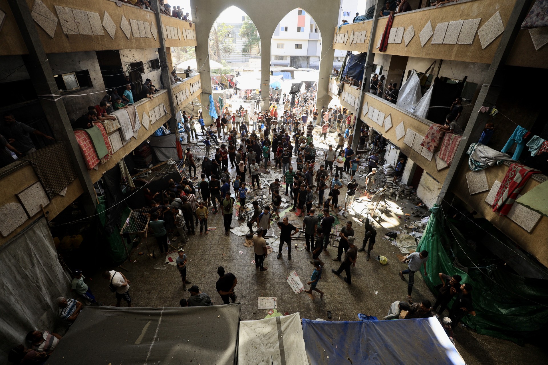 school strike deir al balah