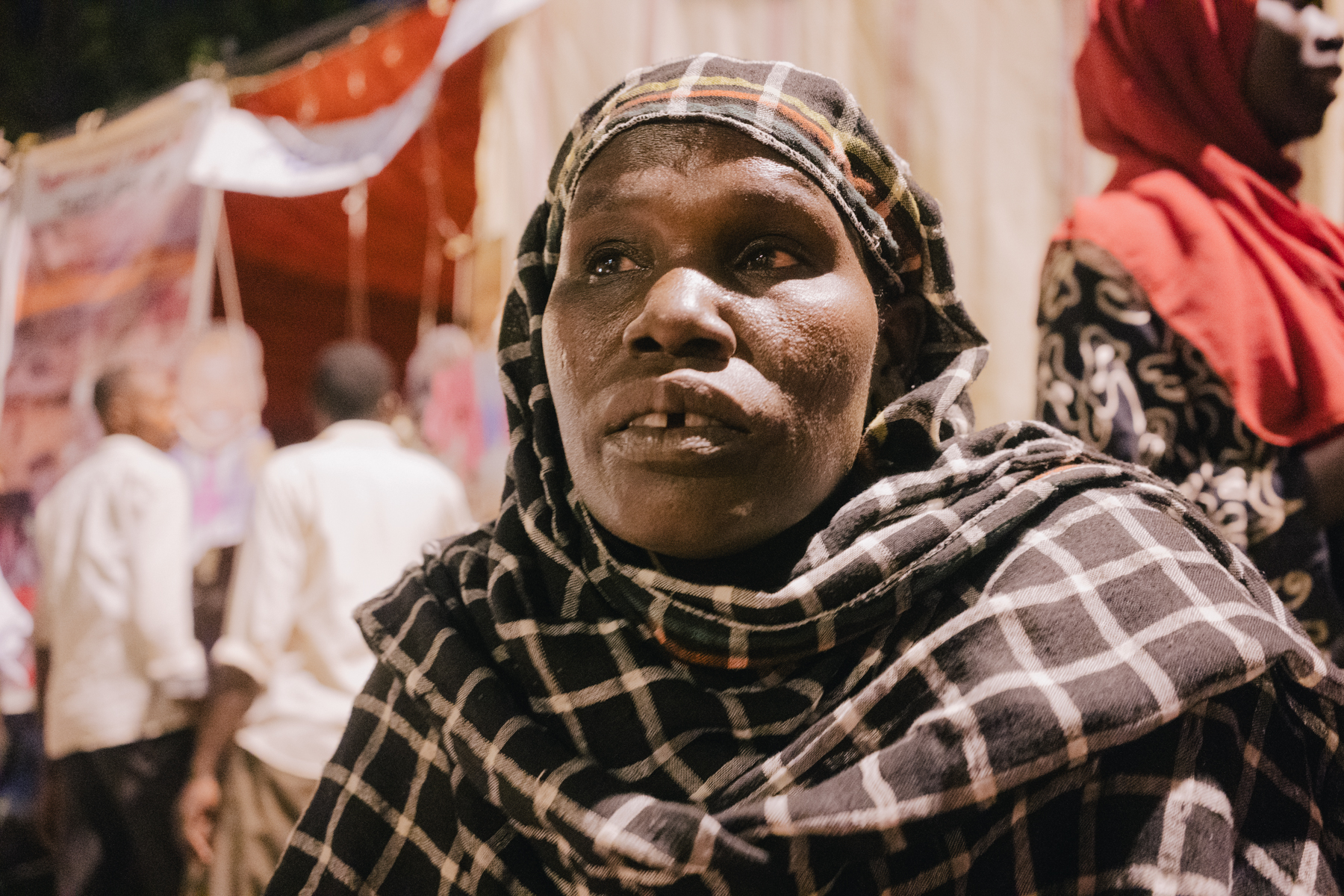 Maryam a été déplacée lorsque son village du Darfour a été rasé par les milices janjawids (MEE/Kaamil Ahmed)