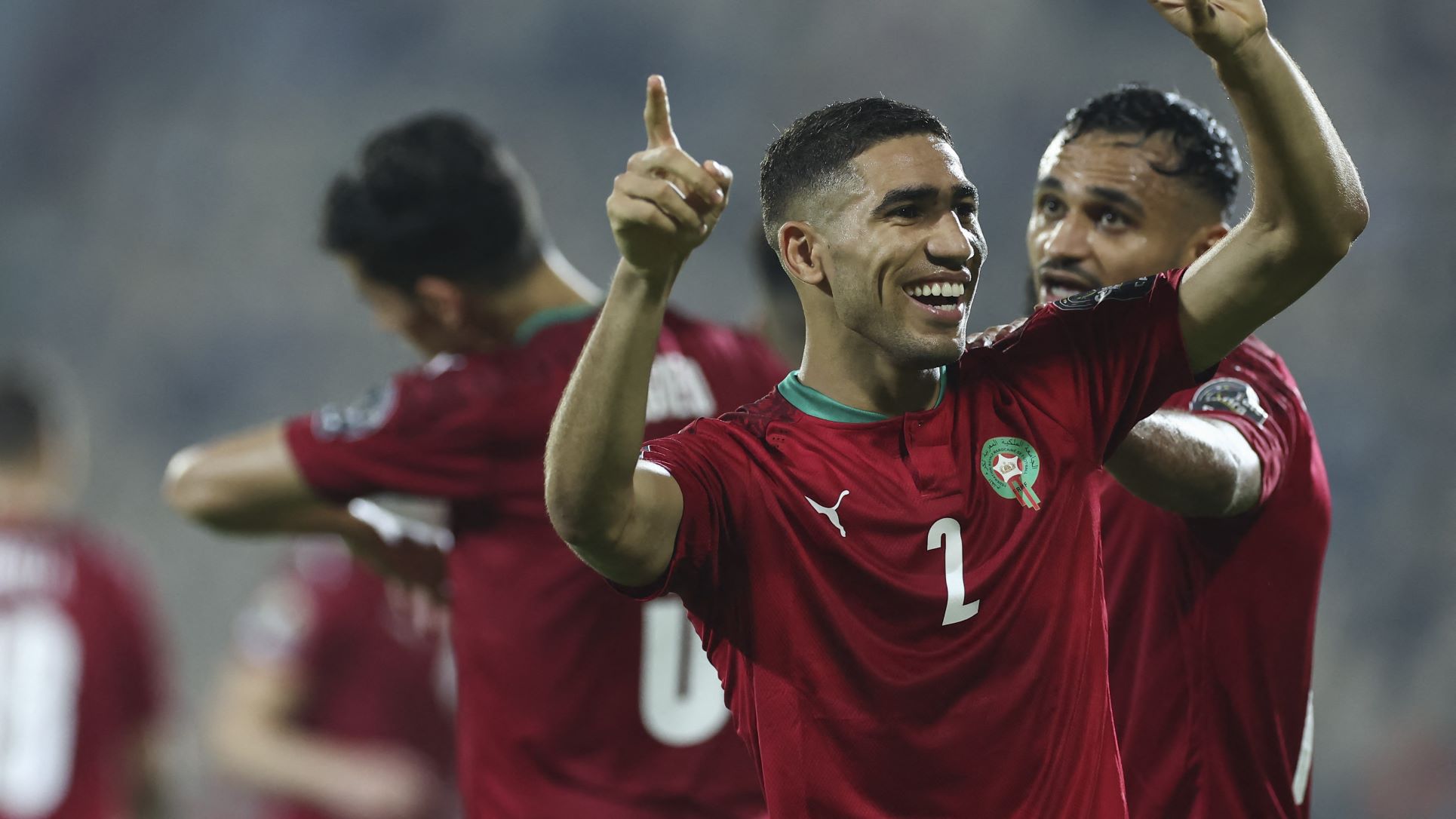 Morocco and PSG defender Achraf Hakimi will hope to play an important part in his country's World Cup campaign (AFP/Kenzo Tribouillard)