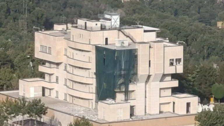 An image purportedly showing the Tehran guesthouse Ismail Haniyeh was staying in (X)