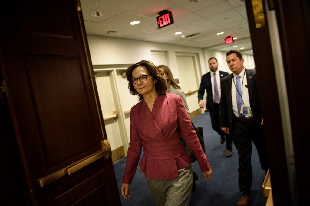 La directrice de la CIA, Gina Haspel, photographiée à Washington, le 8 janvier (AFP)