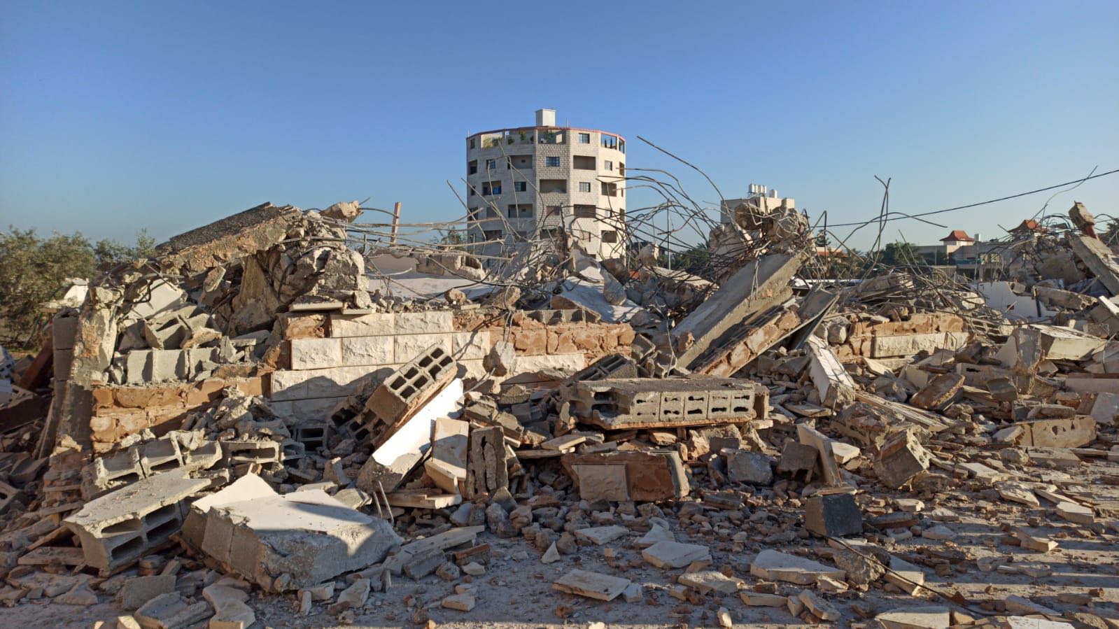 The house of a Palestinian prisoner demolished in Jenin (MEE/Abd Alkarim Saadi  Betselem)
