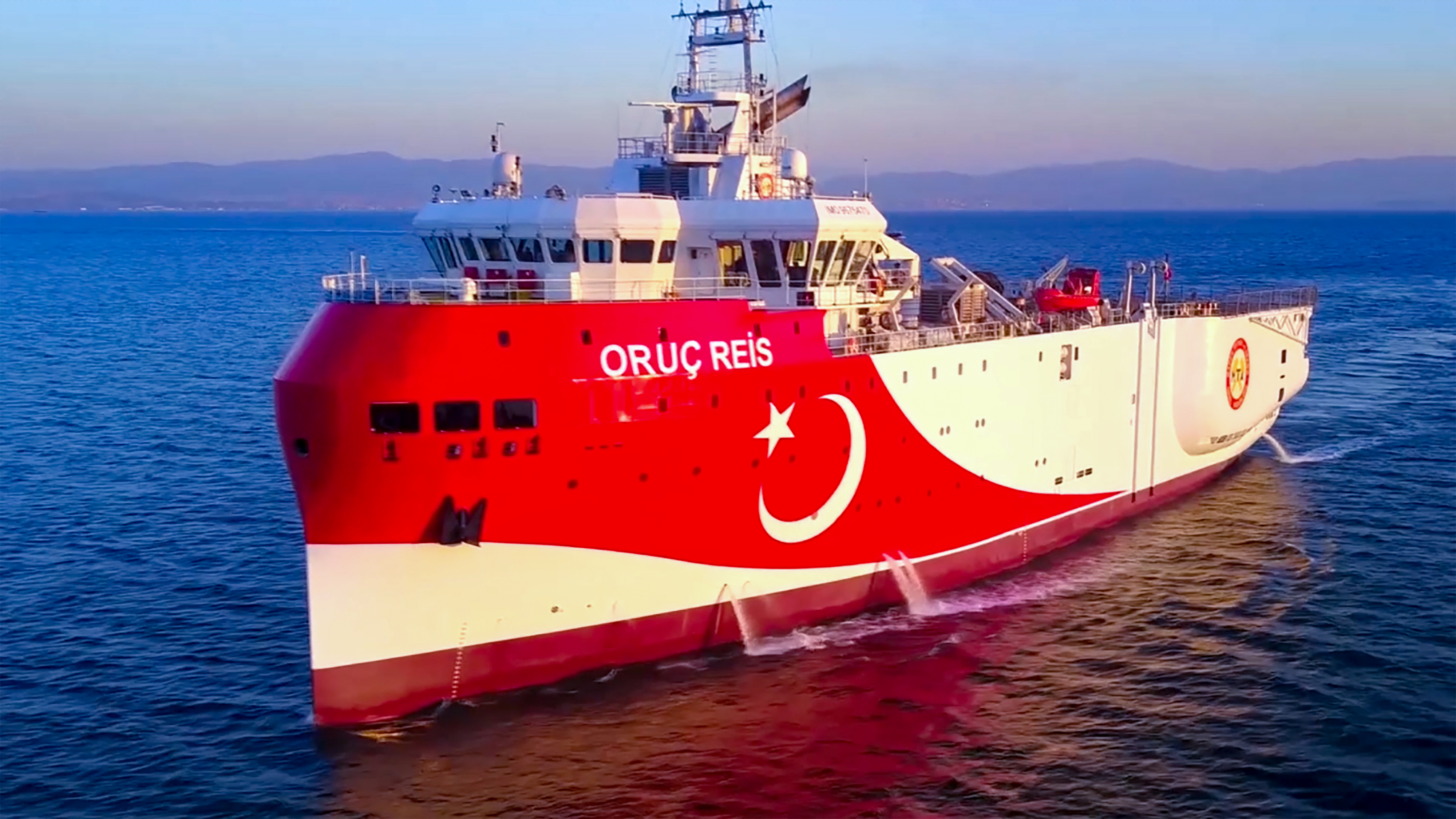 Ankara sent the exploration vessel Oruc Reis to disputed waters on 10 August (AFP)