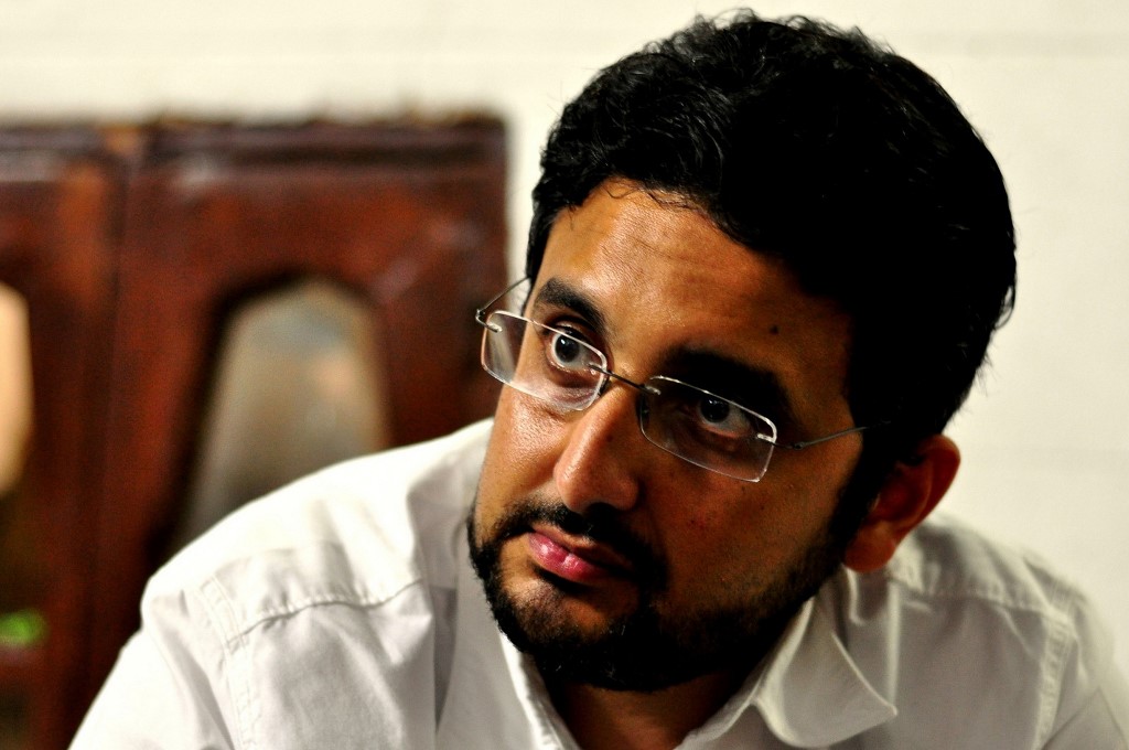 Muslim Brotherhood spokesman Gehad El-Haddad has become disabled in prison (AFP)