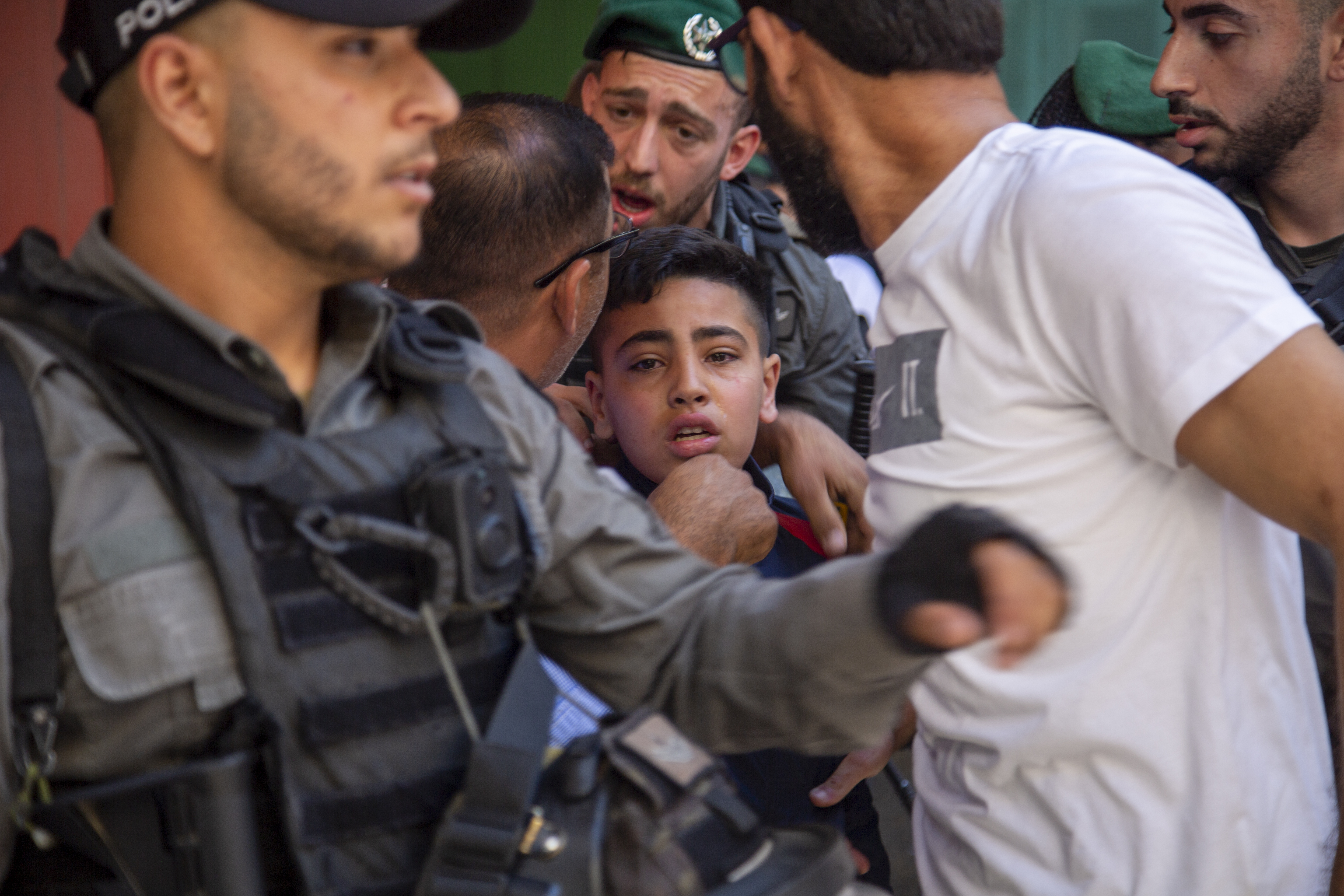 Israeli forces arrested scores of Palestinians as they took to the streets to peacefully express their opposition to Israel's actions in Gaza (MEE/Latifeh Abdellatif)