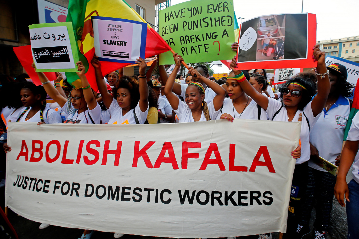 Migrant domestic workers. Domestic workers. Abolish. Lebanese in Africa.