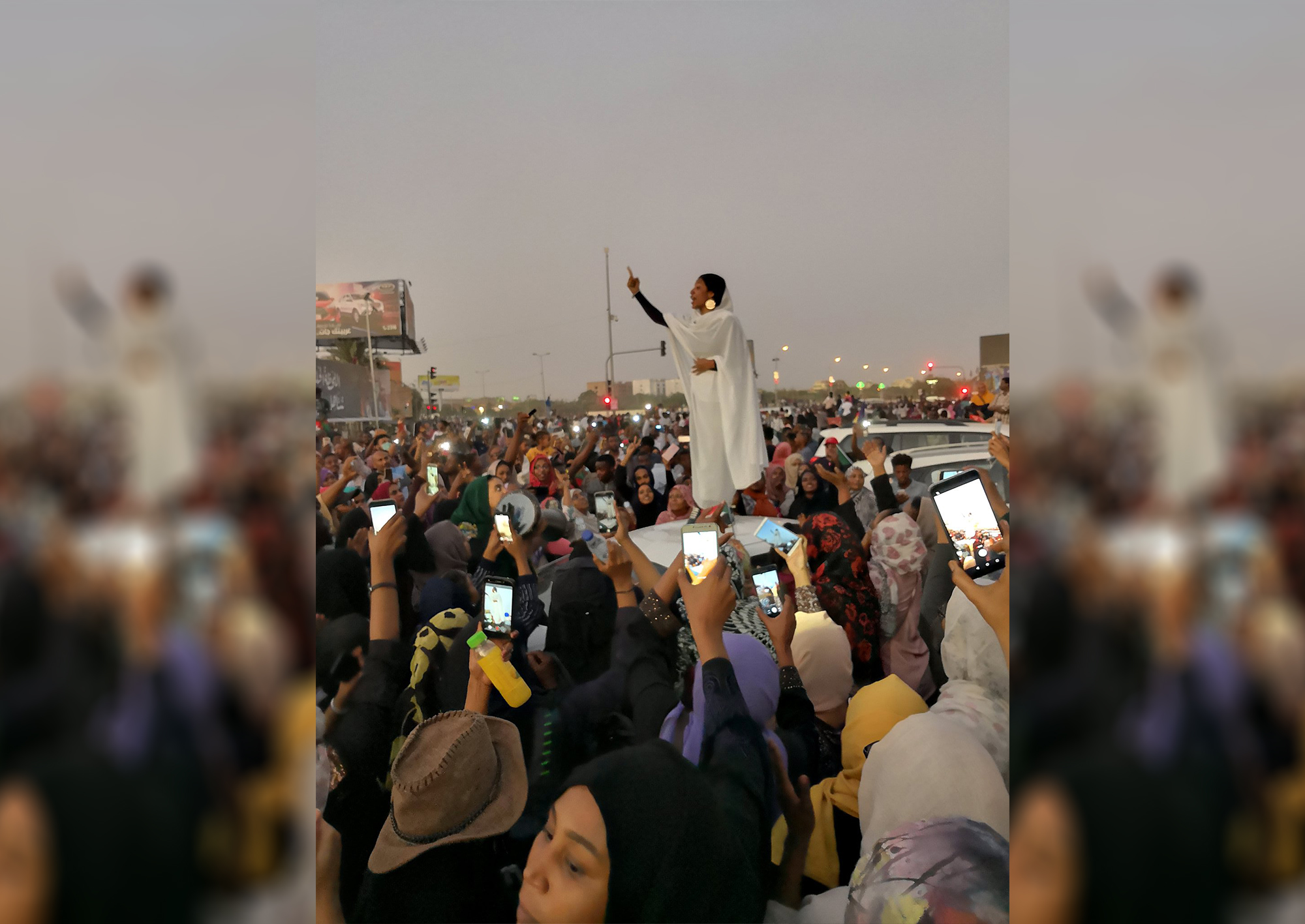 Lana Haroun's photo of 22-year-old demonstrator Alaa Salah helped raise international awareness of a protest movement that had until then been under reported