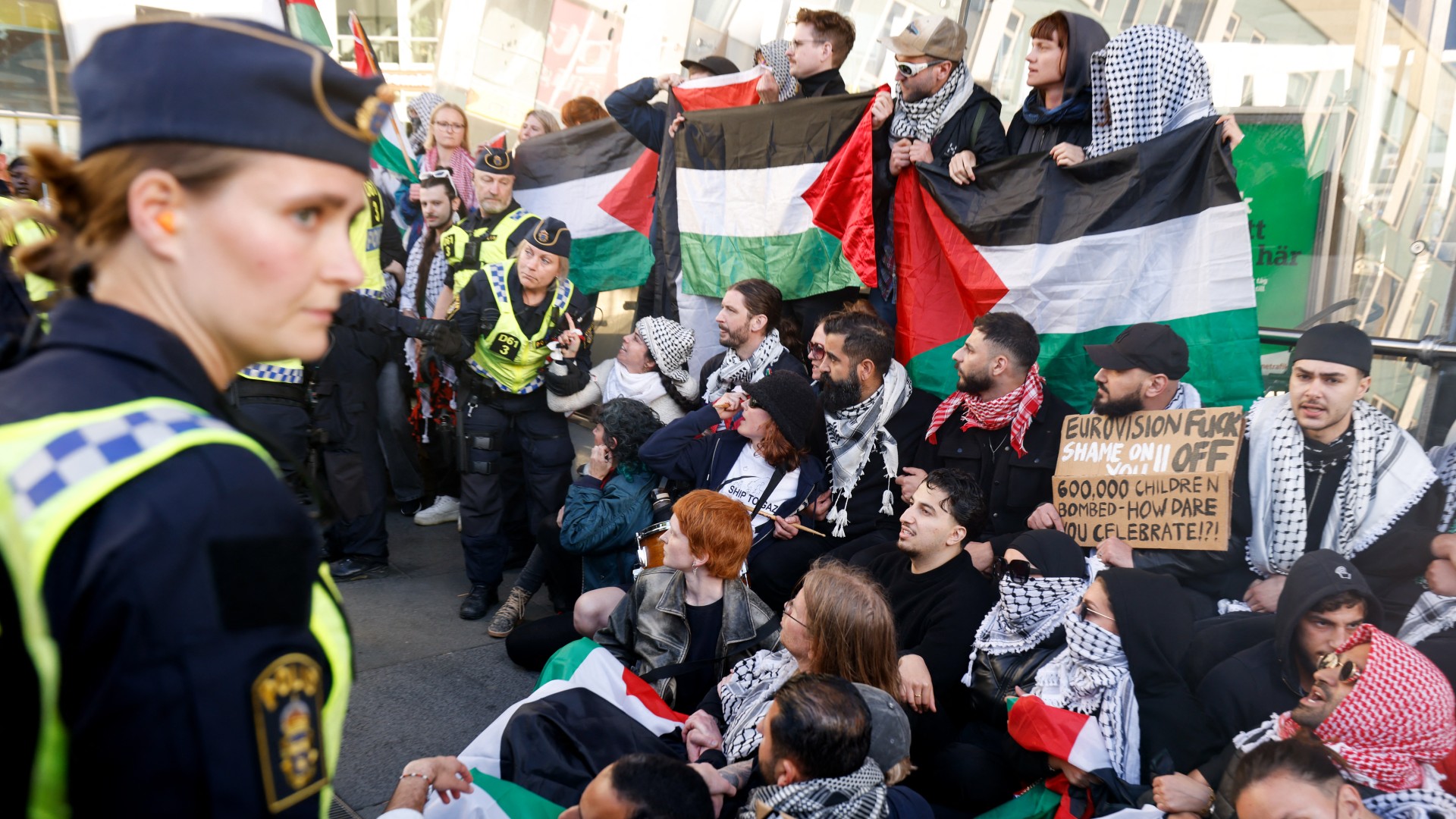 Eurovision 2024 Thousands protest in Malmo against Israel’s