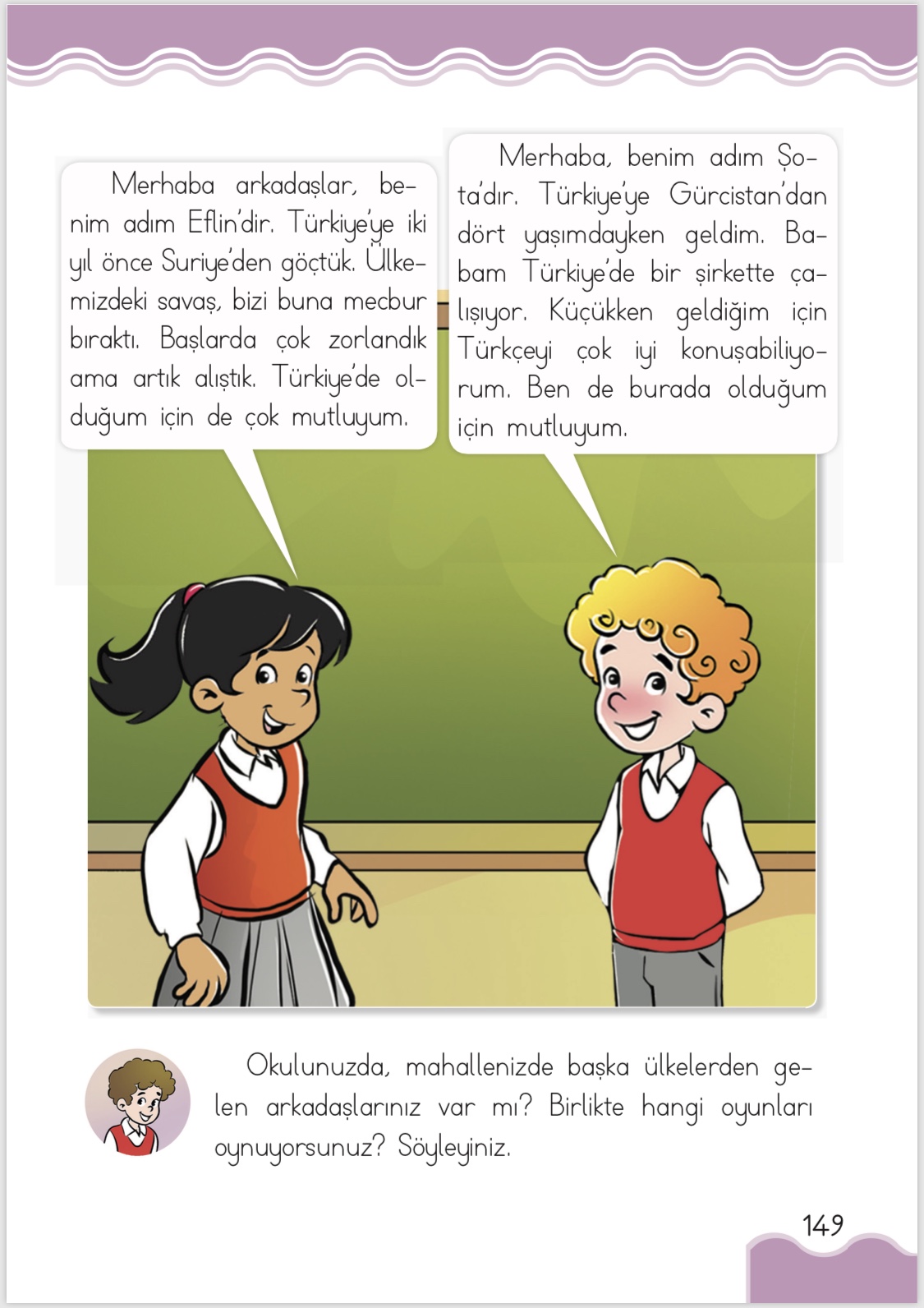 Turkey school book refugees