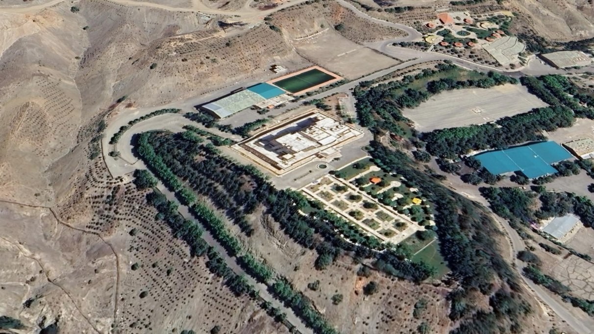 A 3d image by Google Earth shows the complex in Tehran where Ismail Haniyeh was staying prior to his assassination (Google Earth)