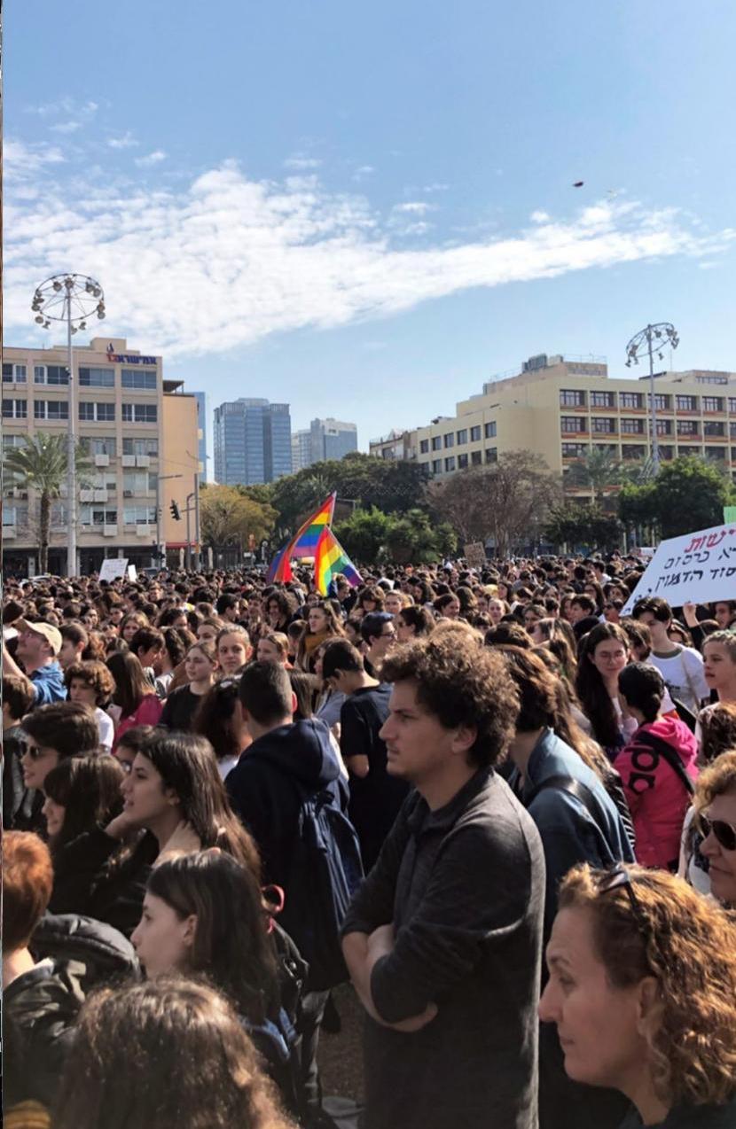 Youth rally in Tel Aviv Elinor Arazi MEE