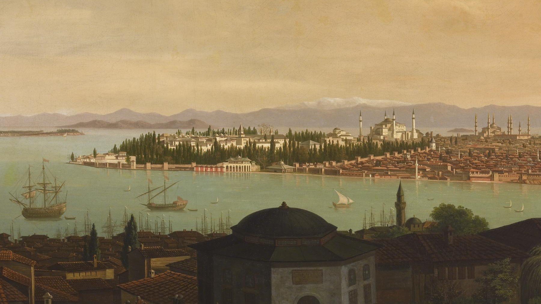 An 18th century depiction of Istanbul (The Walter Art Museum)