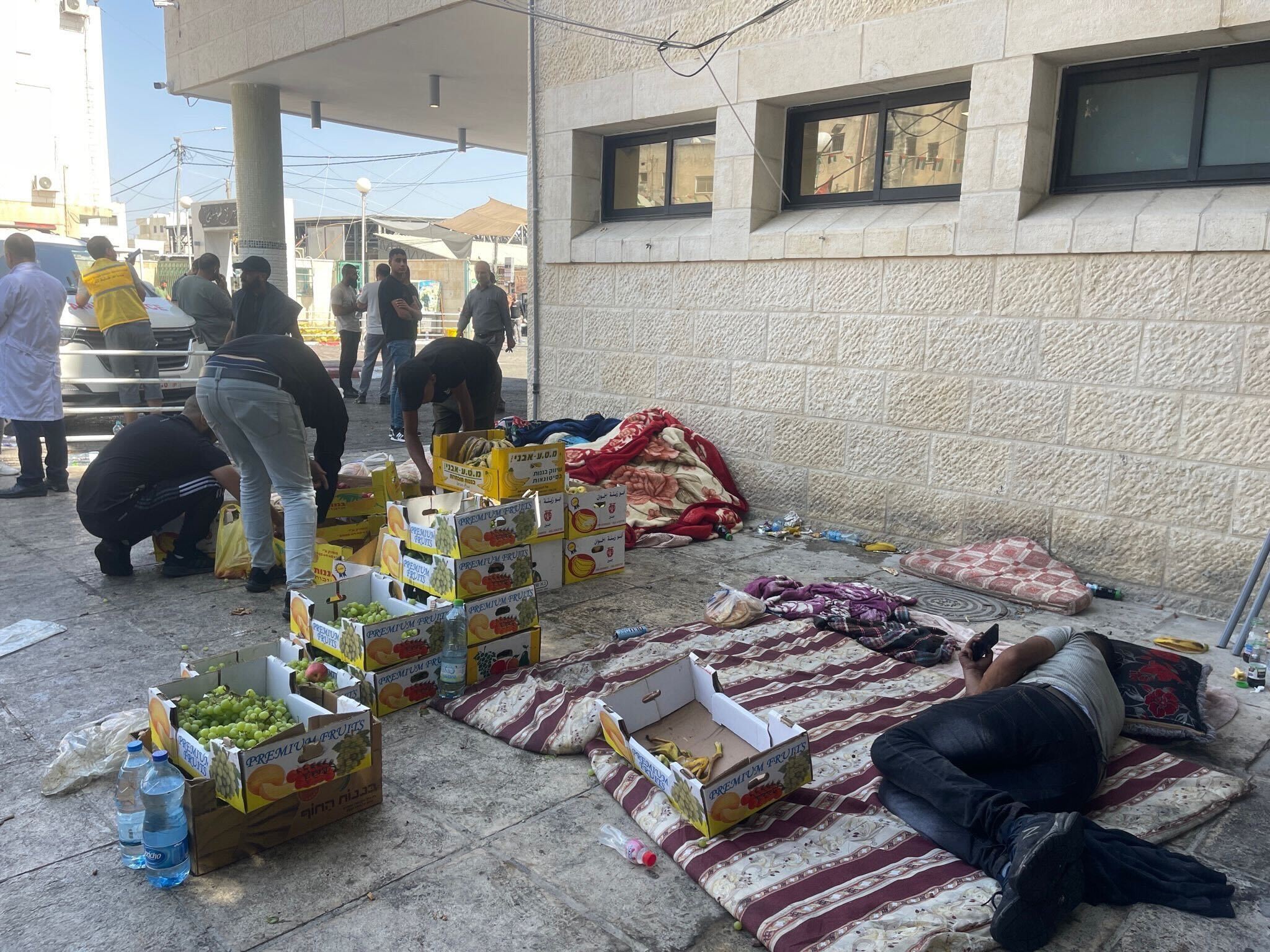 jenin public hospital displaced palestinians