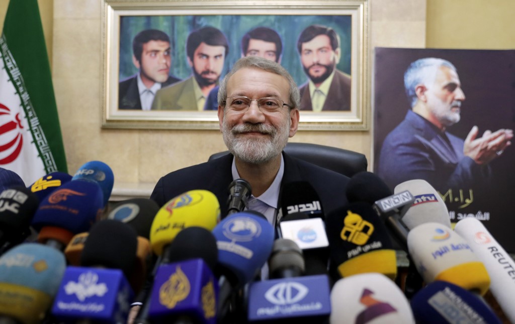 Former parliament speaker Ali Larijani is among the potential moderate candidates (AFP)