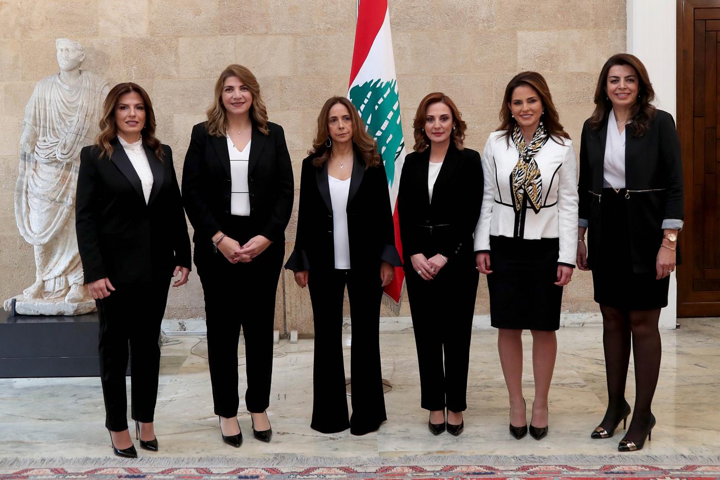 Le nouveau gouvernement libanais comprend un nombre sans précédent de femmes (AFP)