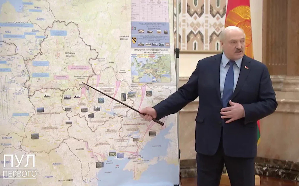 While Lukashenko has said he will not join the invasion of Ukraine, he has been assisting Russia’s military intervention from the north (Reuters)