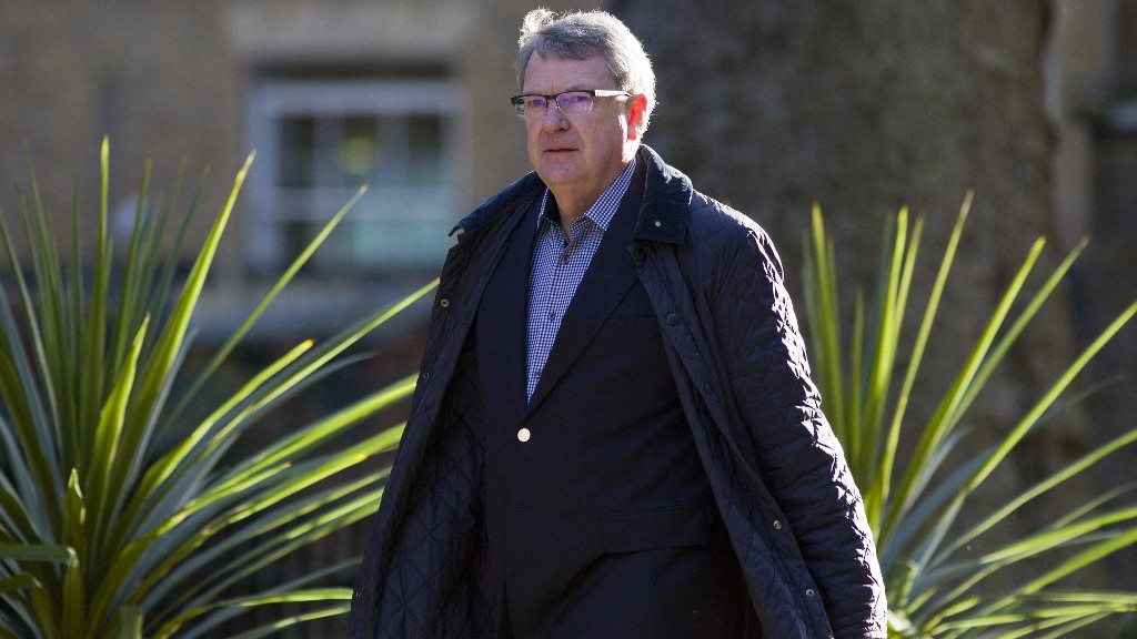 Political strategist Lynton Crosby is pictured in London in March 2015 (AFP)