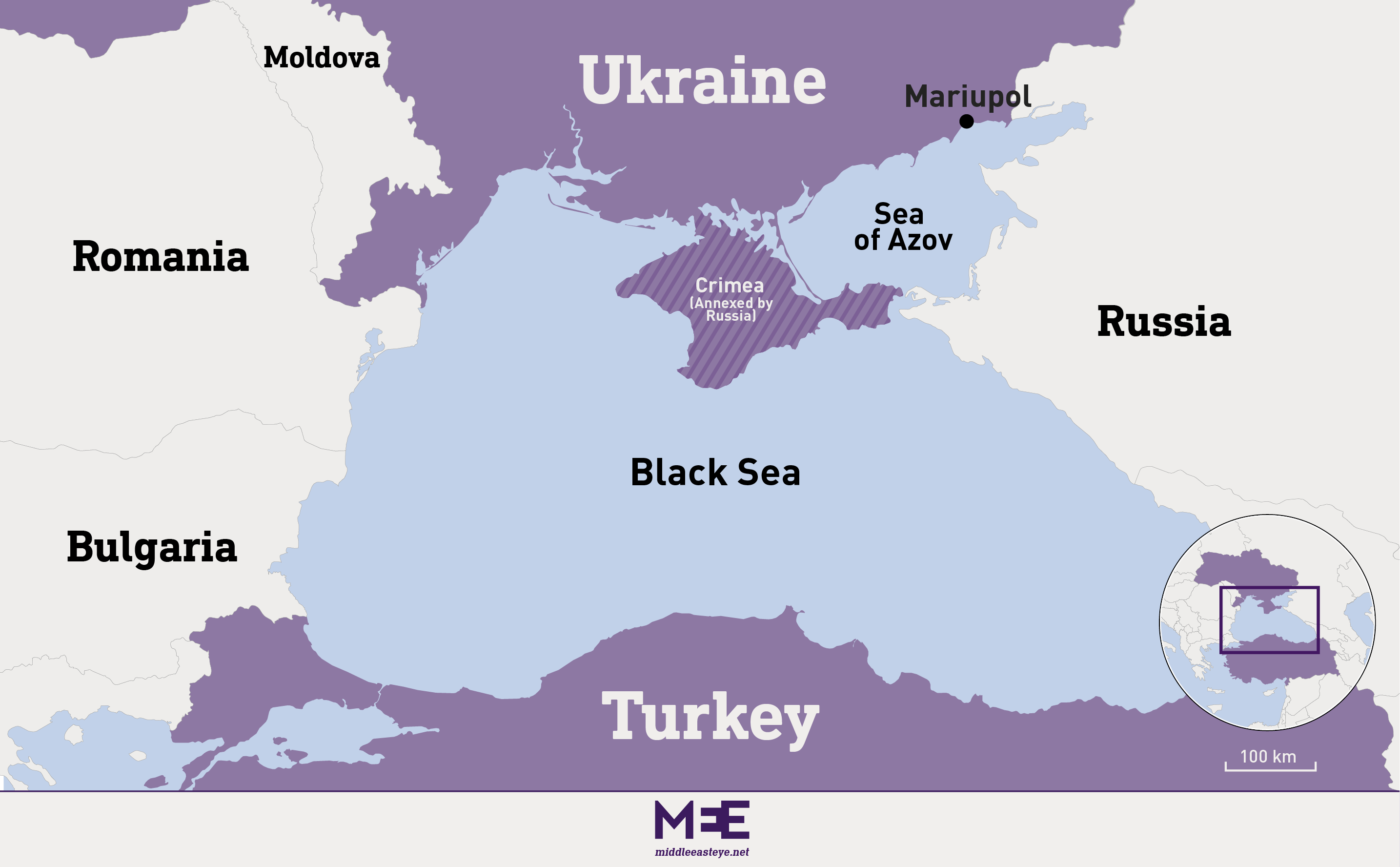  Mariupol is a strategically important city located between Russian-annexed Crimea and the separatist Donbas region