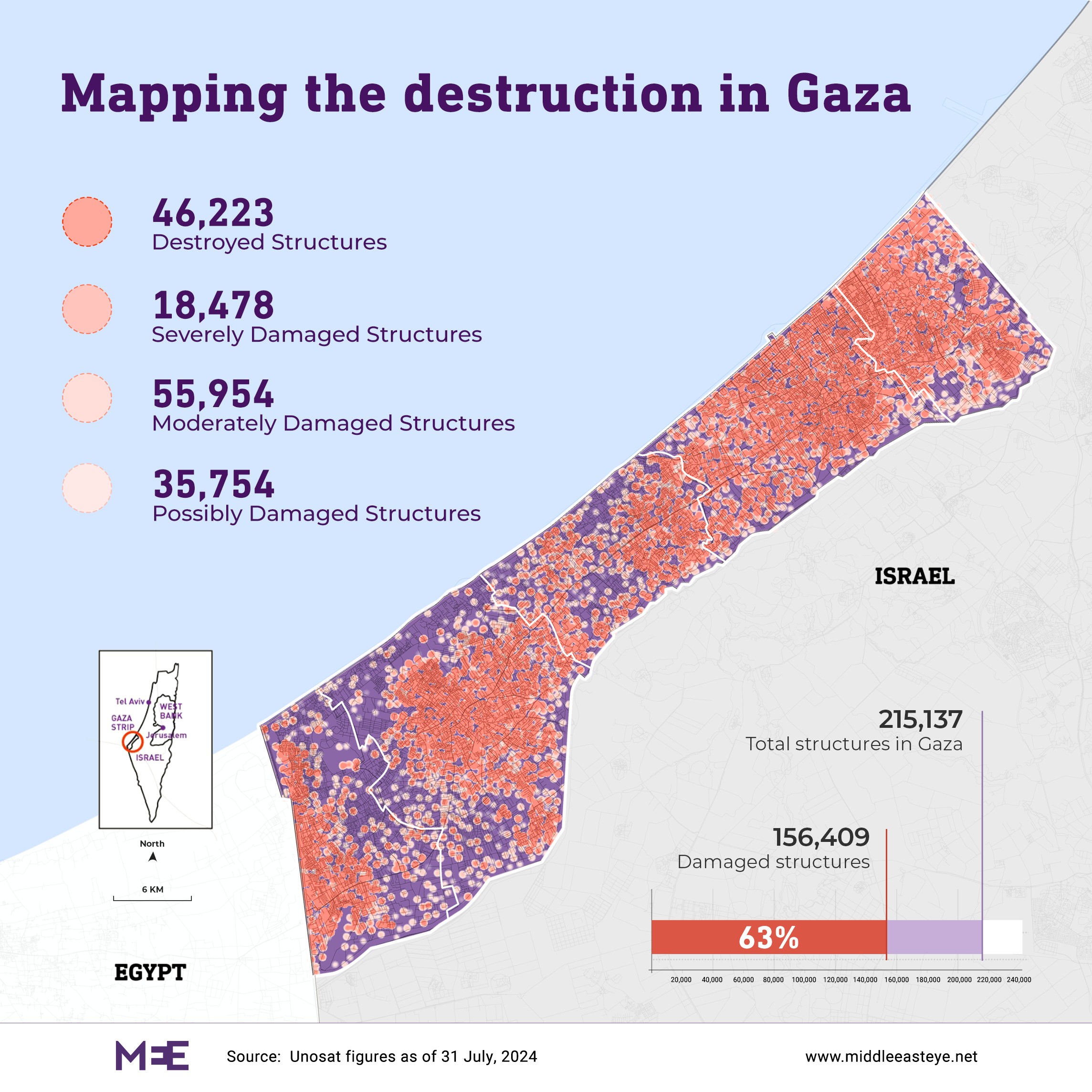 Mapping the destruction in Gaza