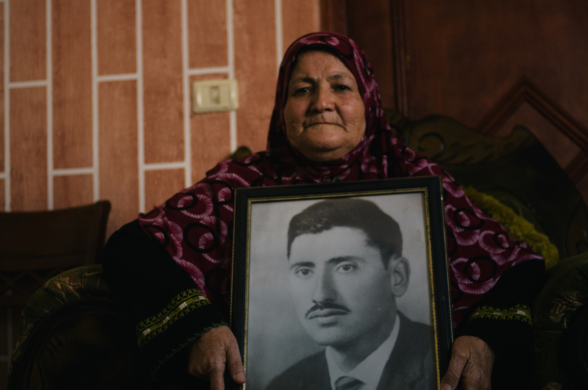 Fatima Masleh's husband Issa's body was never returned after he was killed in 1969 