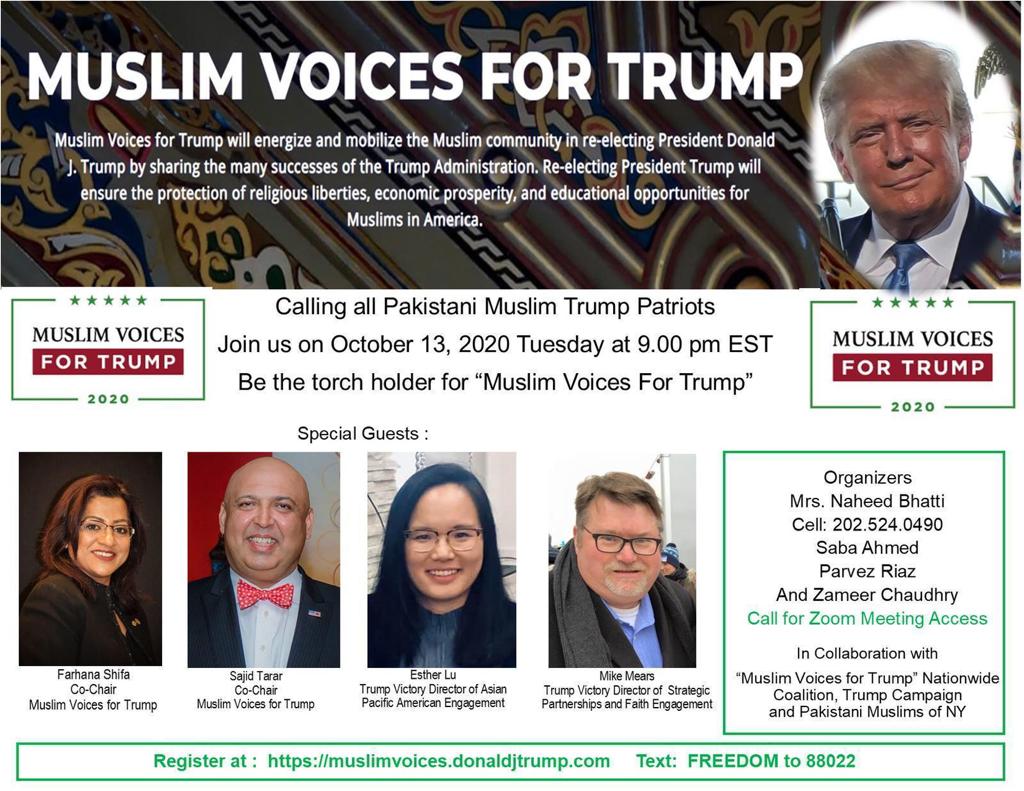 Muslim voices for Trump