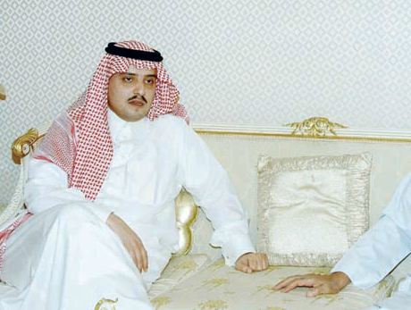 Prince Mohammed and Prince Nawaf, pictured, were reportedly detained while at a private desert camp on Friday