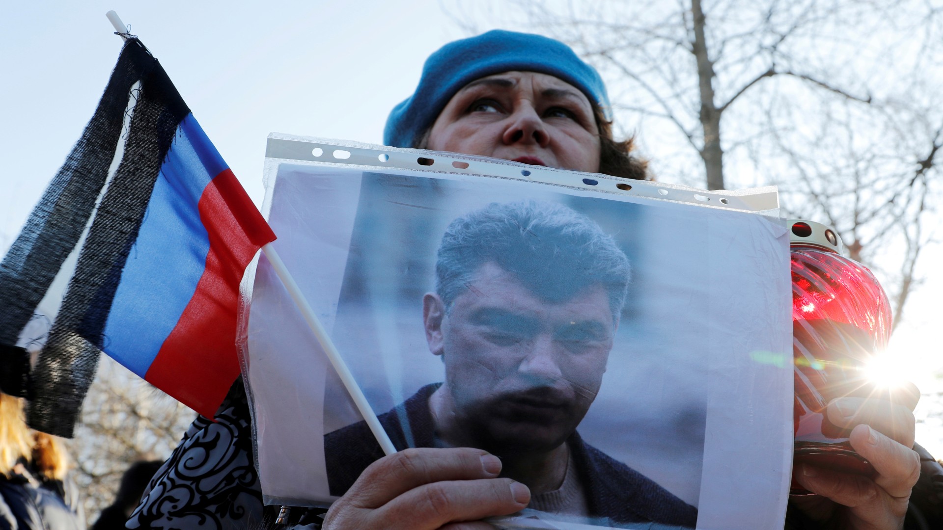 A rally marking the 5th anniversary of Boris Nemtsov assassination