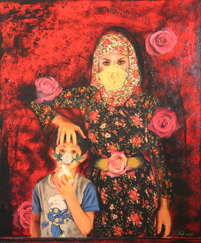 Dans This Way Up – Painting the Roses Red, l’artiste espère inspirer les gens à élever des enfants tolérants (avec l’aimable autorisation de Shurooq Amin)