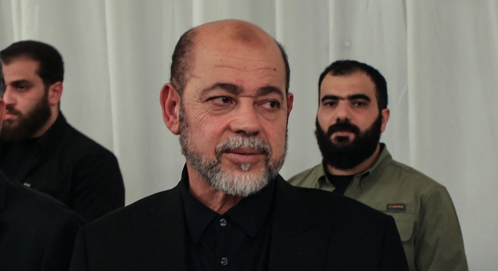 Senior member of Hamas' political bureau, Mousa Abu Marzouk, in Doha on 2 August, 2024 (Mahmud Hams/AFP)