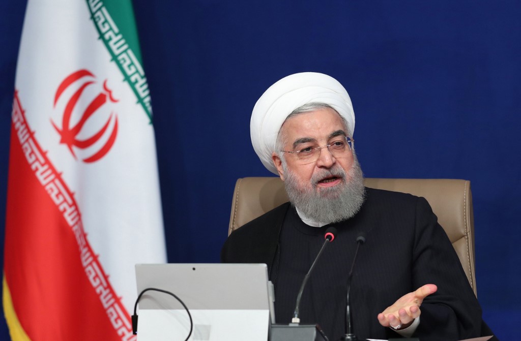 President Hassan Rouhani chairs a meeting in Tehran on 2 September (Iranian Presidency/AFP)