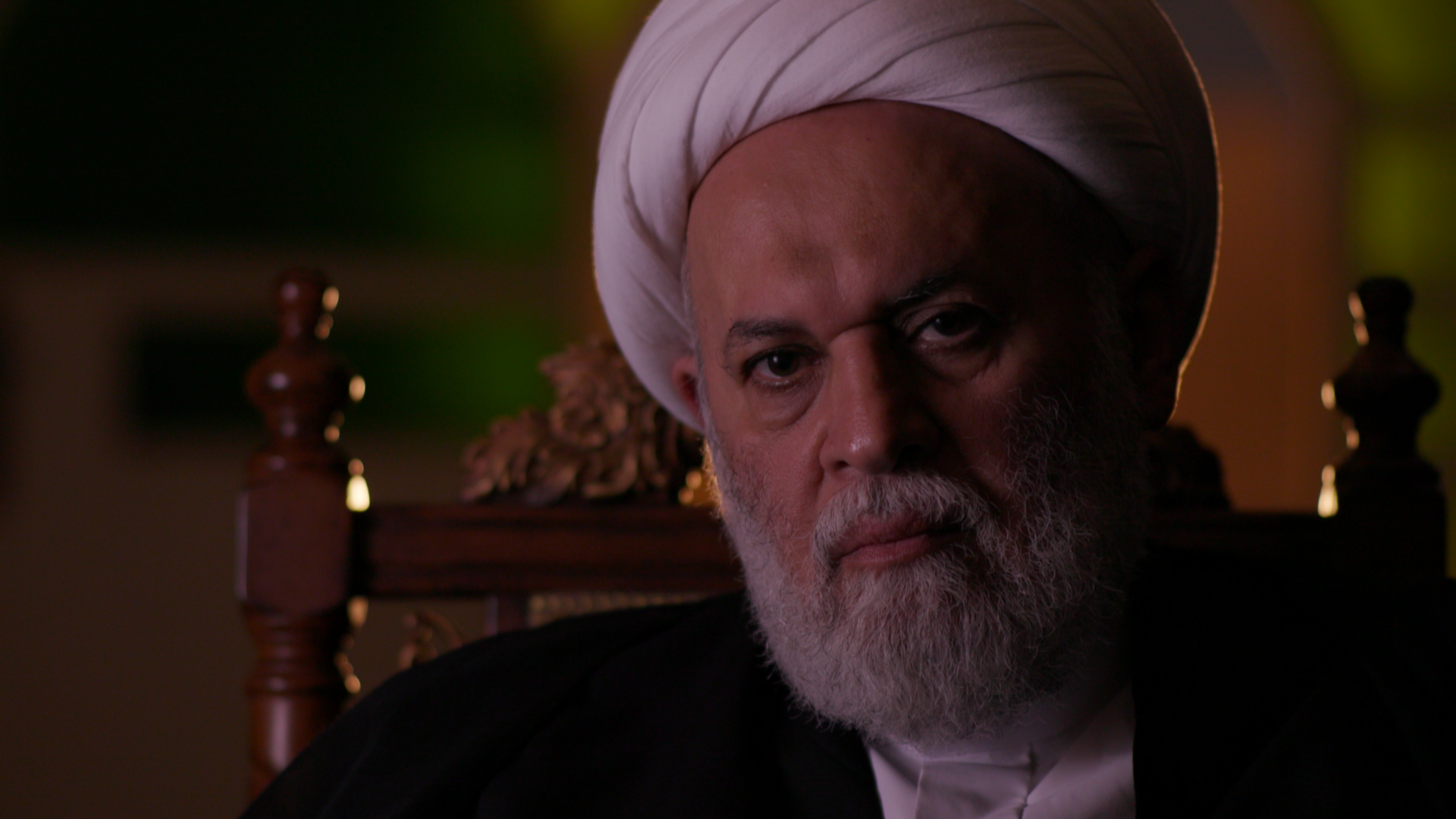 Sheikh Jalal al-Saghir, who has known Soleimani for many years, called him 'a rare treasure' (BBC Two)