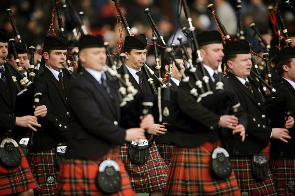 bagpipes scotland afp middle east