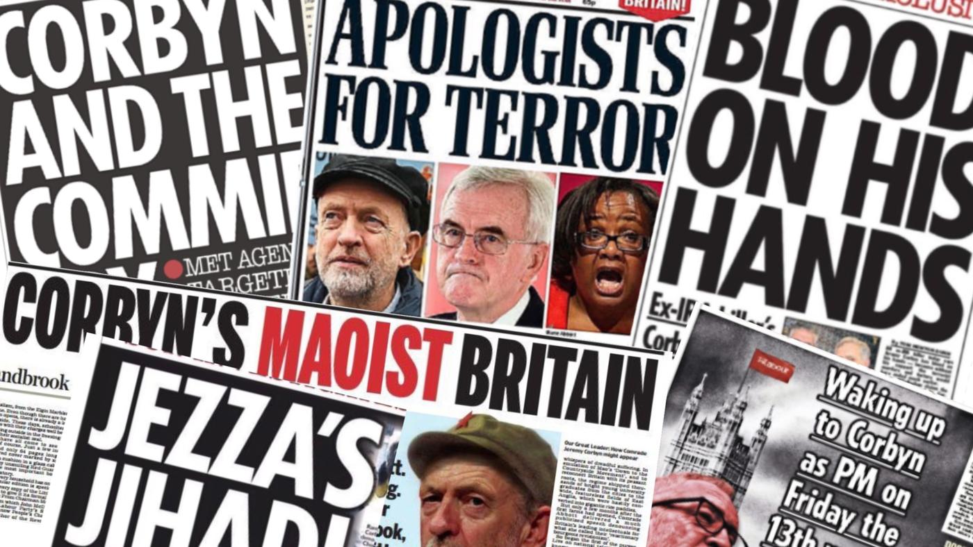 Jeremy Corbyn tabloid headlines