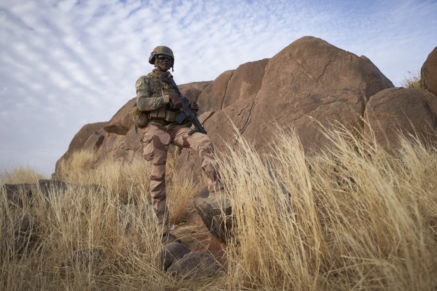 Un soldat français de la force Barkhane, au nord du Mali, en novembre 2019 (AFP/Michele Cattani)