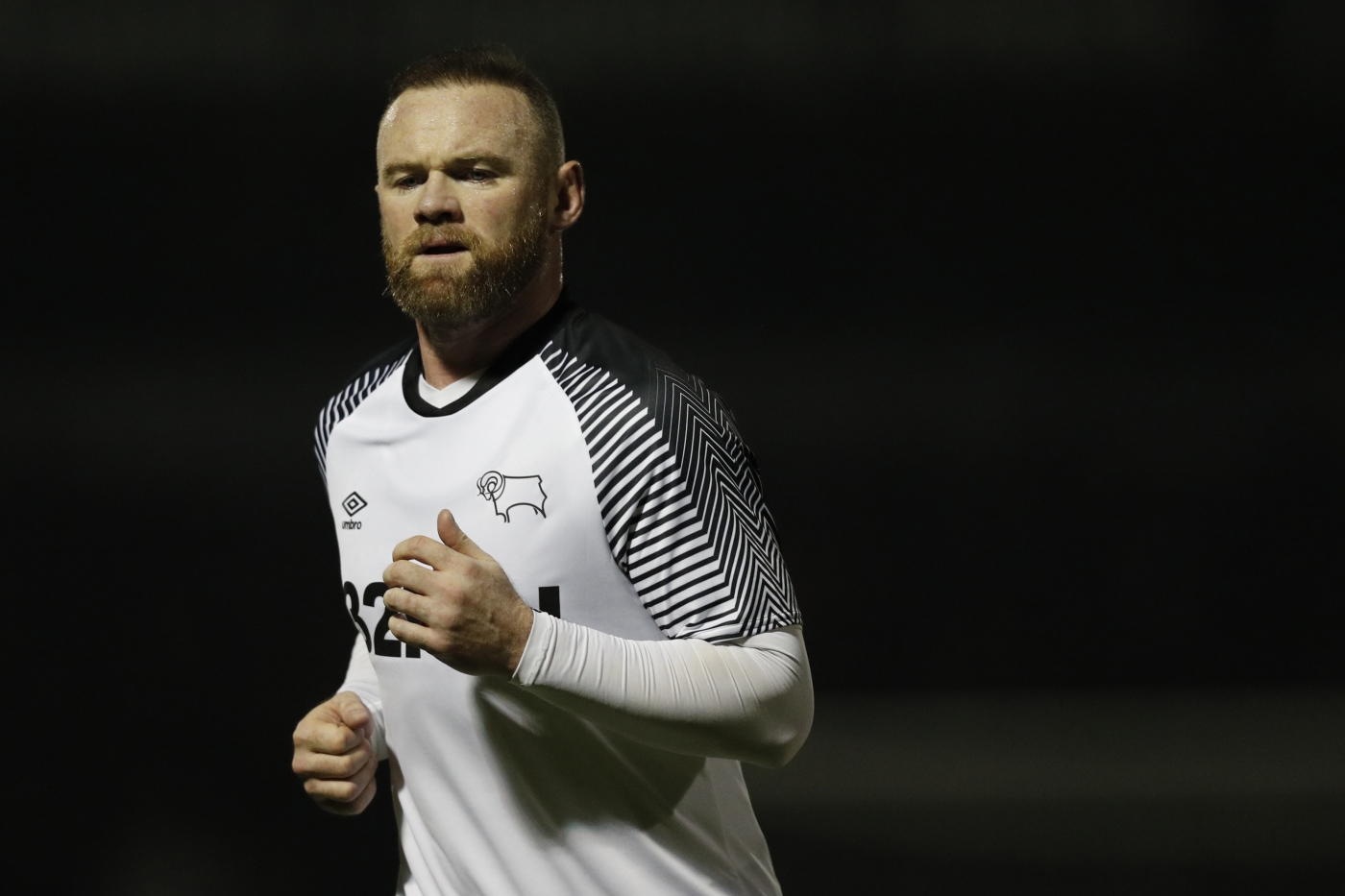 Wayne Rooney joined Derby County in January 2020