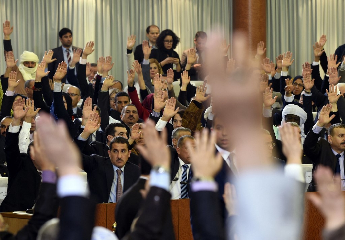 Séance plénière du Parlement algérien en février 2016 (AFP)