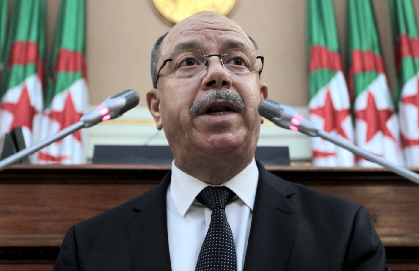 Le ministre de la Justice algérien Belkacem Zeghmati (AFP)