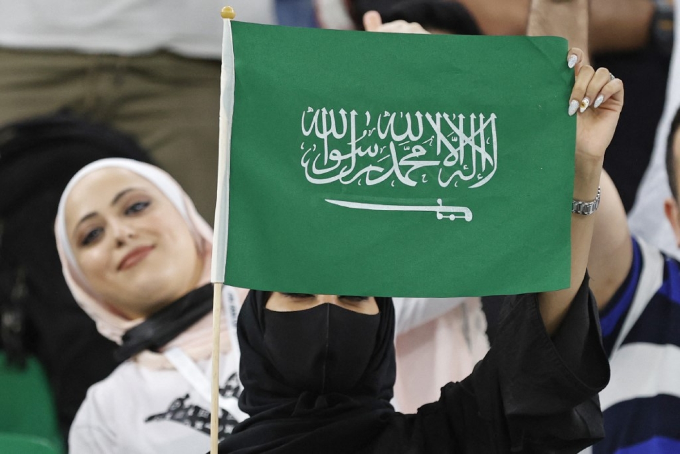 Une nouvelle loi a été votée en Arabie saoudite concernant le drapeau et l’hymne national du royaume (AFP/Jack Guez)