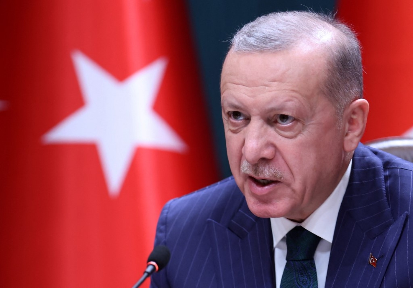 Quand l’accusation de « propagande d’organisation terroriste » n’est pas applicable, les avocats d’Erdoğan déposent plainte pour « insulte au président » (AFP/Adem Altan)