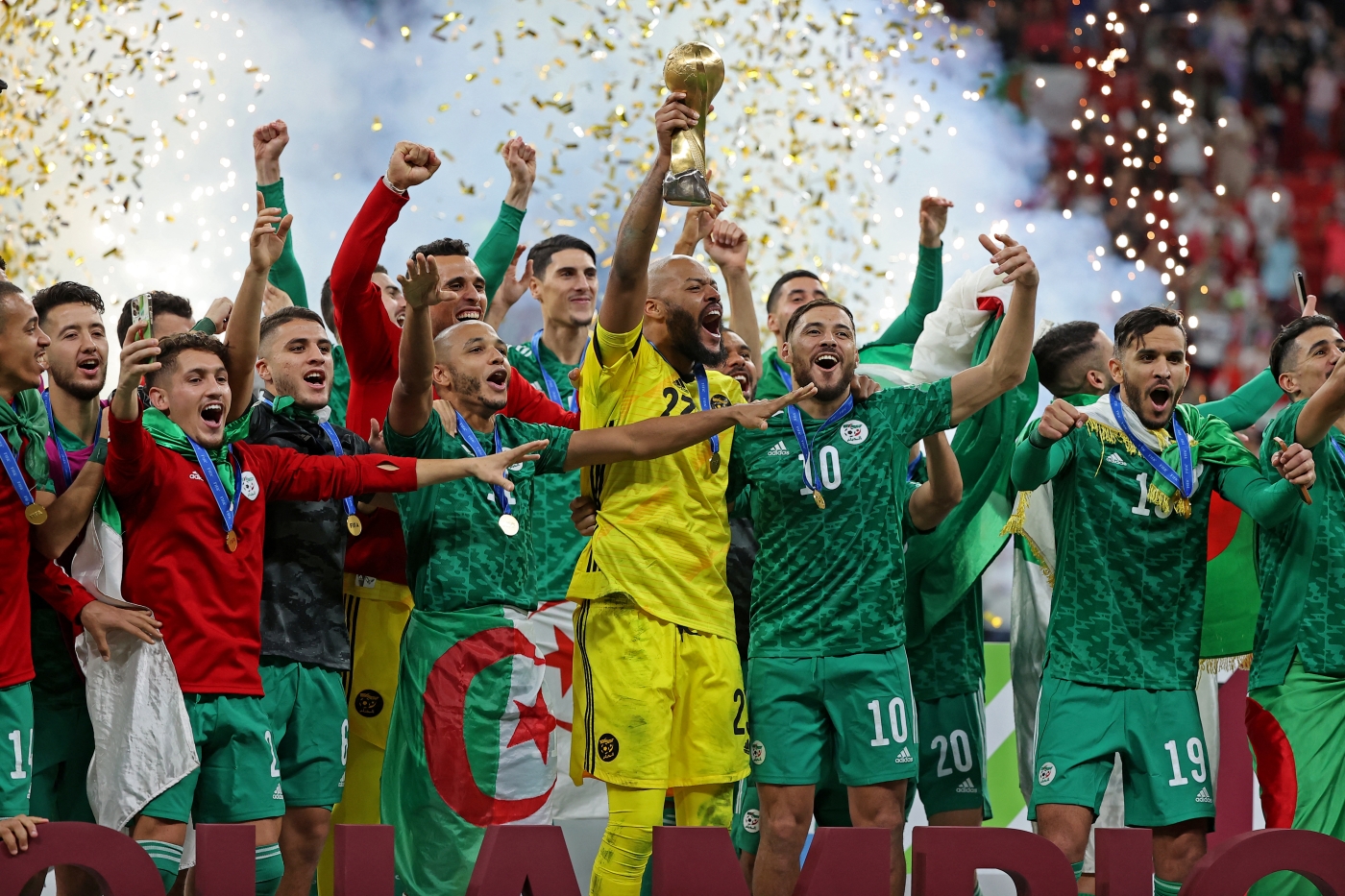 Jubilation online as Algeria wins Fifa Arab Cup trophy in Qatar